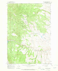 Blue Canyon 1967 topographic map thumbnail