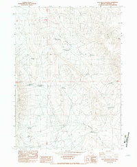 Blue Mountain Basin 1982 topographic map thumbnail