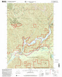 Blue River 1997 topographic map thumbnail
