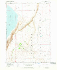 Bluejoint Lake East 1966 topographic map thumbnail