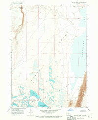Bluejoint Lake West 1967 topographic map thumbnail