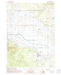 Bly 1988 topographic map thumbnail