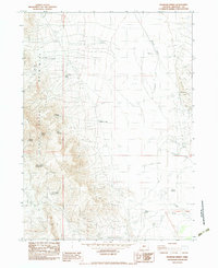 Boghole Spring 1982 topographic map thumbnail