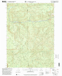 Bone Mountain 1998 topographic map thumbnail