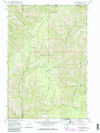 Bone Spring 1967 topographic map thumbnail