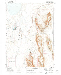 Borax Lake 1971 topographic map thumbnail