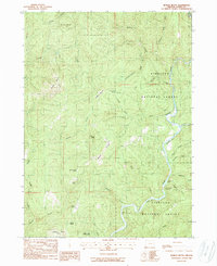 Bosley Butte 1989 topographic map thumbnail