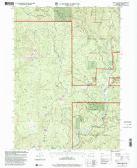 Bosley Butte 1998 topographic map thumbnail