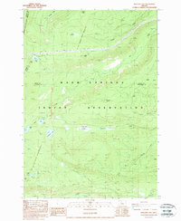 Boulder Lake 1988 topographic map thumbnail
