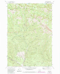 Bourne 1972 topographic map thumbnail