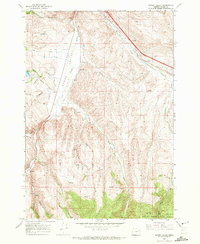 Bowen Valley 1967 topographic map thumbnail