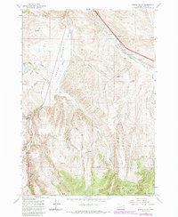 Bowen Valley 1967 topographic map thumbnail