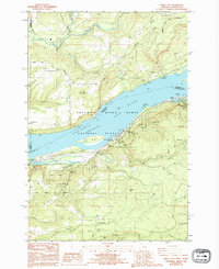 Bridal Veil 1986 topographic map thumbnail