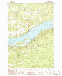 Bridal Veil 1986 topographic map thumbnail
