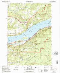 Bridal Veil 1994 topographic map thumbnail
