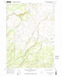 Bridge Creek Draw 1968 topographic map thumbnail