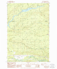 Brightwood 1986 topographic map thumbnail