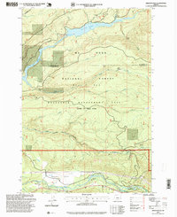 Brightwood 1997 topographic map thumbnail
