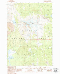 Broken Top 1988 topographic map thumbnail