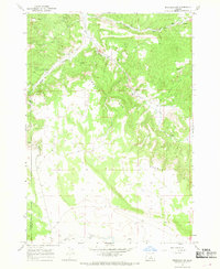 Brothers NW topographic map thumbnail
