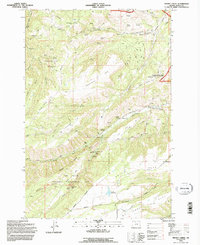 Brown Creek 1994 topographic map thumbnail