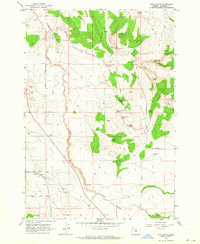 Buck Butte 1963 topographic map thumbnail