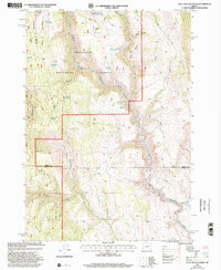 Buck Trough Spring 1999 topographic map thumbnail