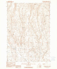 Buckbrush Creek 1990 topographic map thumbnail