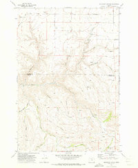 Buckhorn Canyon 1970 topographic map thumbnail