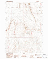 Buffalo Well 1986 topographic map thumbnail