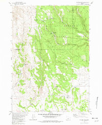 Bulger Ridge 1981 topographic map thumbnail