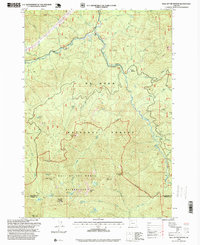 Bull of the Woods 1997 topographic map thumbnail
