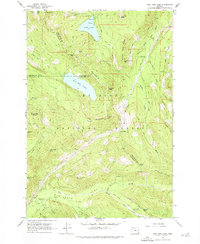 Bull Run Lake 1962 topographic map thumbnail