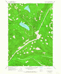 Bull Run Lake 1962 topographic map thumbnail