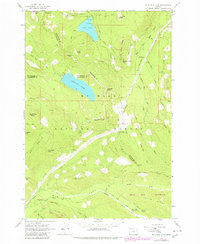 Bull Run Lake 1962 topographic map thumbnail