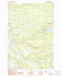 Bull Run 1985 topographic map thumbnail