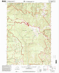 Bullrun Rock 1998 topographic map thumbnail