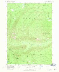 Burn Butte 1967 topographic map thumbnail