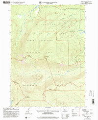 Burn Butte 1999 topographic map thumbnail