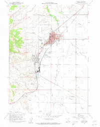 Burns 1960 topographic map preview