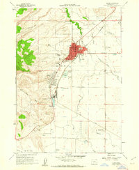 Burns 1960 topographic map preview