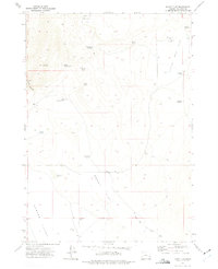 Burnt Flat 1972 topographic map thumbnail