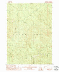 Butler Butte 1989 topographic map thumbnail