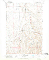 Butter Creek Junction 1968 topographic map preview