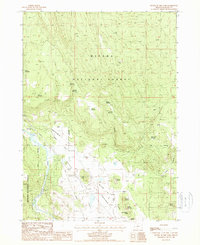 Buttes of The Gods 1988 topographic map thumbnail