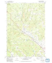 Buxton 1979 topographic map thumbnail