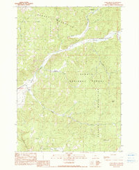 Cadle Butte 1990 topographic map thumbnail