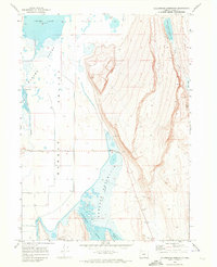 Calderwood Reservoir 1968 topographic map thumbnail