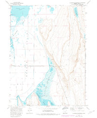 Calderwood Reservoir 1968 topographic map thumbnail