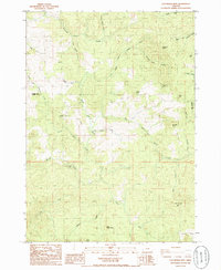 Calf Ranch Mtn topographic map thumbnail